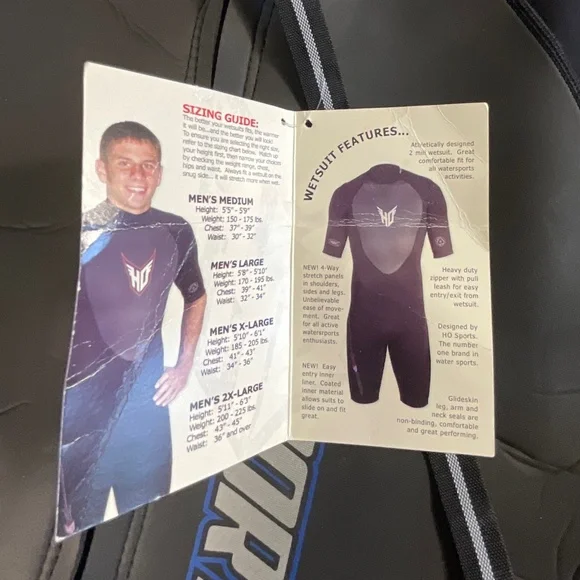 NWT Ho Sports Mens Wetsuit X-Large (185-205 lbs) - Picture 10 of 10